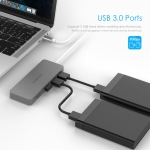 LENTION USB-C Multiport Hub with 3 USB 3.0 Ports SD Card Reader Micro SD Card CB10177